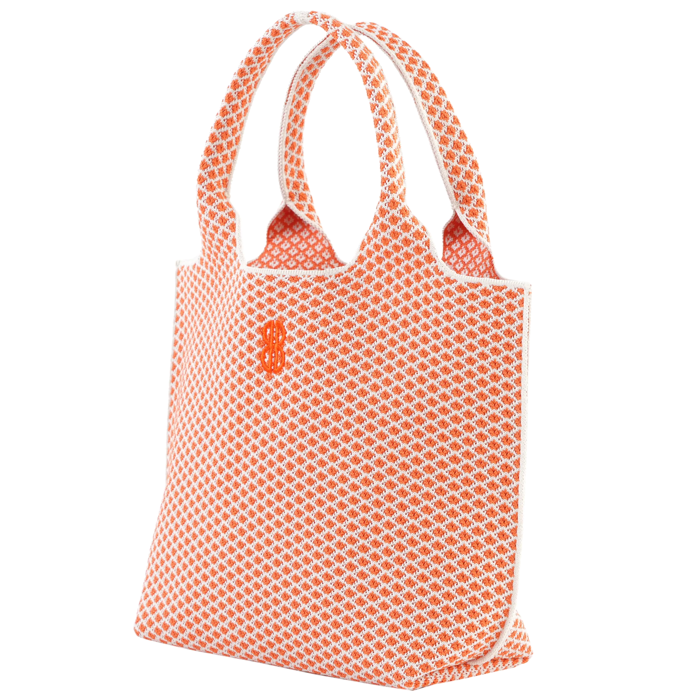 Sutton City Tote - Orange Diamond - Small Vacation Outfit
