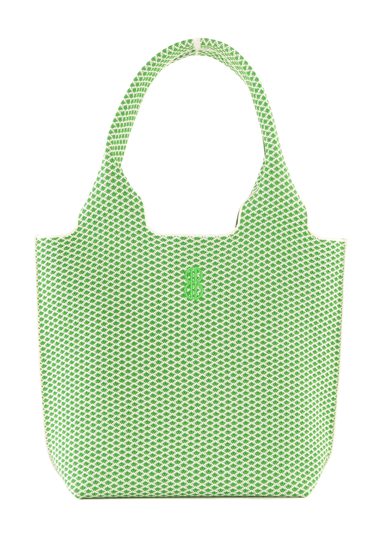 Sutton City Tote - Parakeet Green Diamond - Medium Compact Use