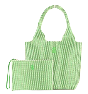 Sutton City Tote - Parakeet Green Diamond - Medium Work Accessory