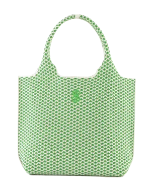 Work Essentials Sutton City Tote - Parakeet Green Diamond - Small
