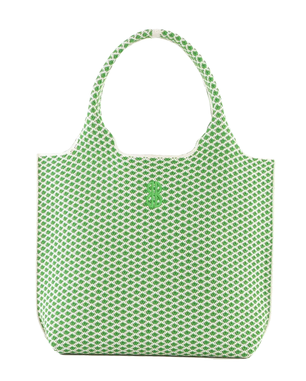 Work Essentials Sutton City Tote - Parakeet Green Diamond - Small