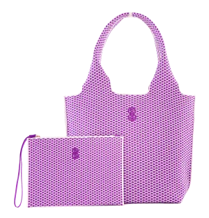 Sutton City Tote - Purple Diamond - Medium City Routine