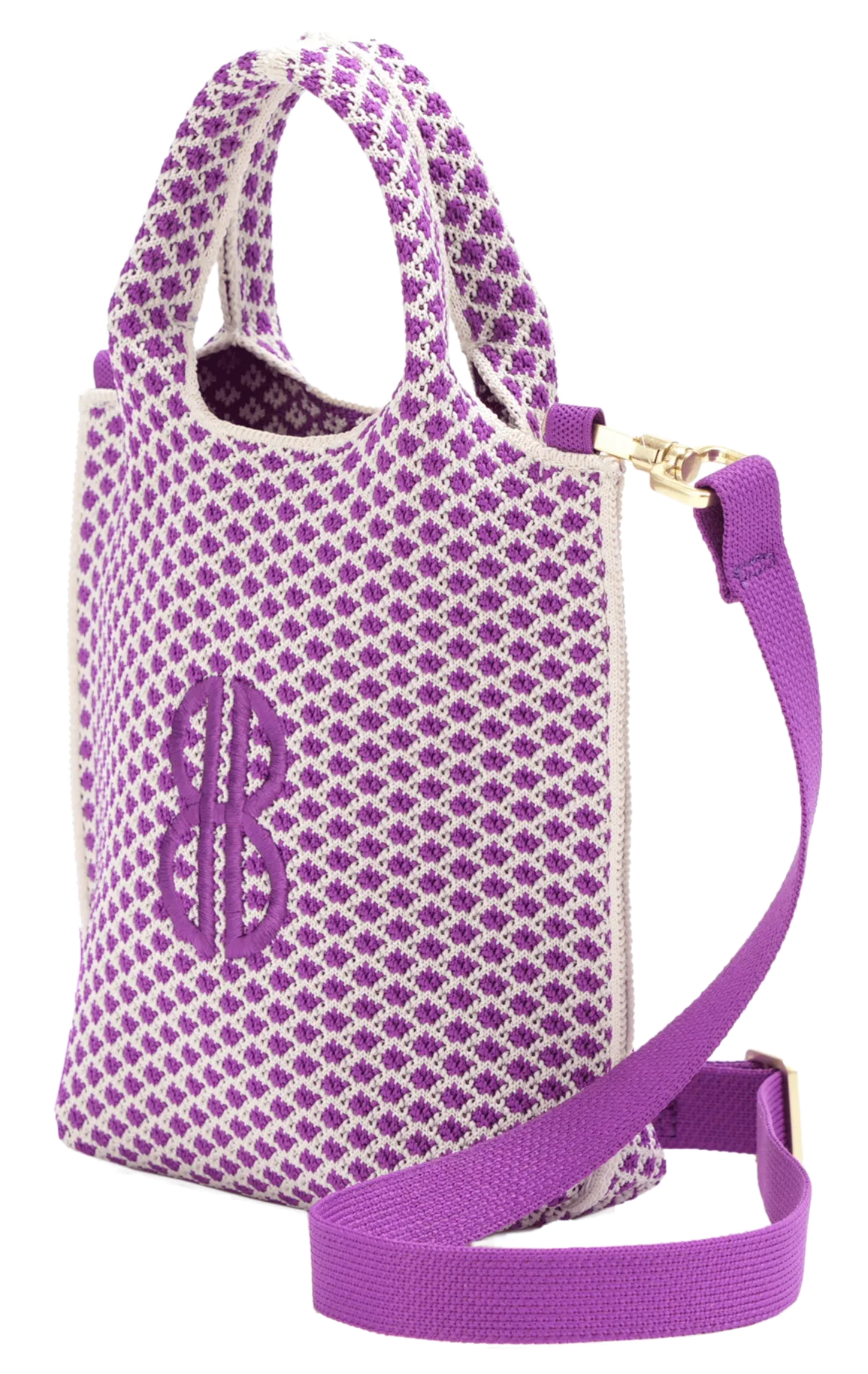 Sutton City Tote - Purple Diamond - Mini Travel Needs Workday Essentials
