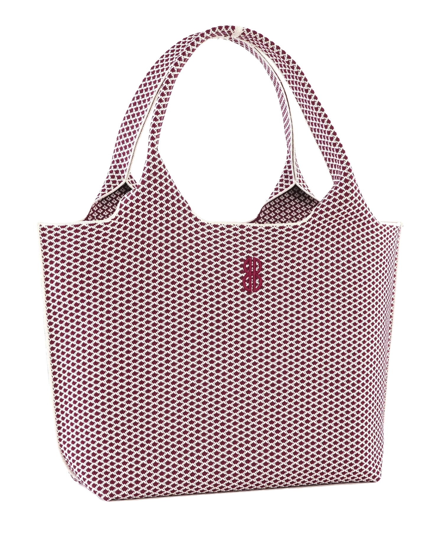 Elegant Style Small Tote Sutton City Tote - Wine Diamond - Large