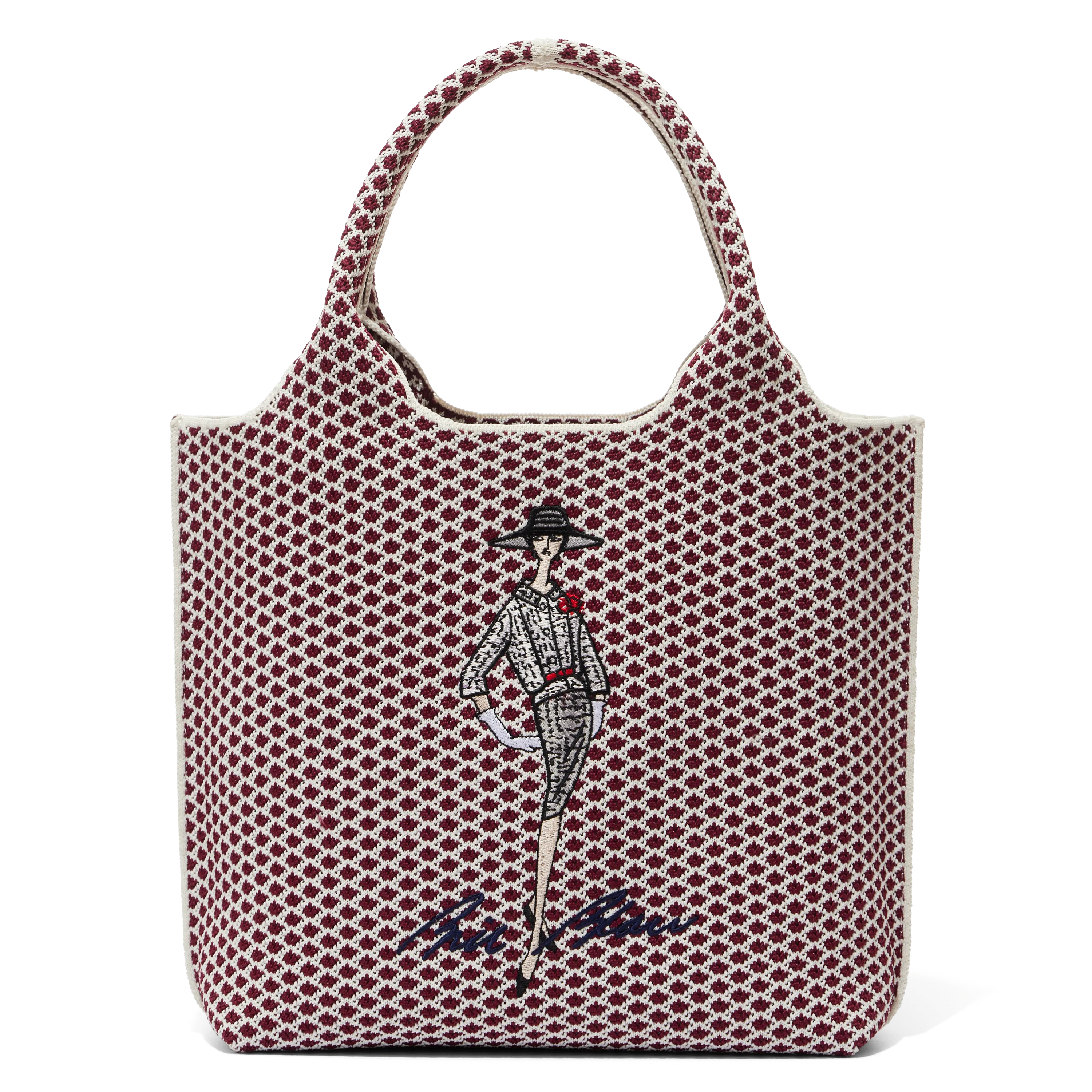Sutton City Tote - Wine Diamond - Small Modern Design