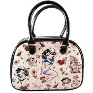 Coin Pouch Suzy Sailor Bowler Handbag by Fluff *Limited Edition*