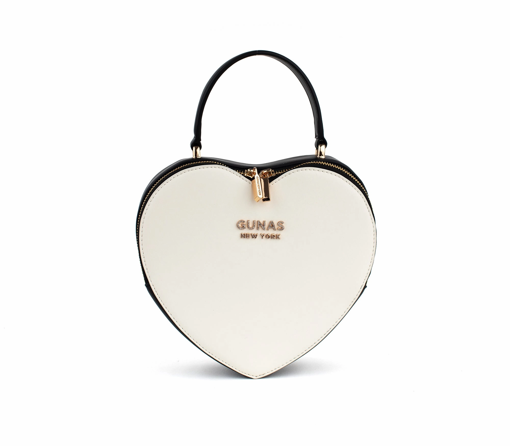 Fashion Practicality Practical Travel Sweetheart - Black & White Vegan Crossbody Bag