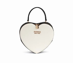 Fashion Practicality Practical Travel Sweetheart - Black & White Vegan Crossbody Bag