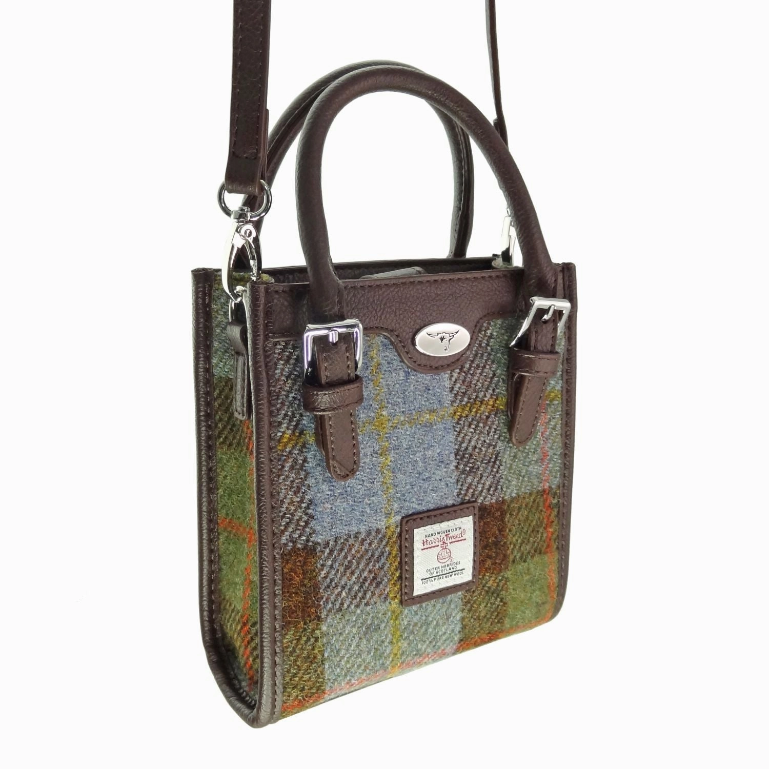 Tall Mini Tote Bag 'Keltie' Harris Tweed? Practical Design
