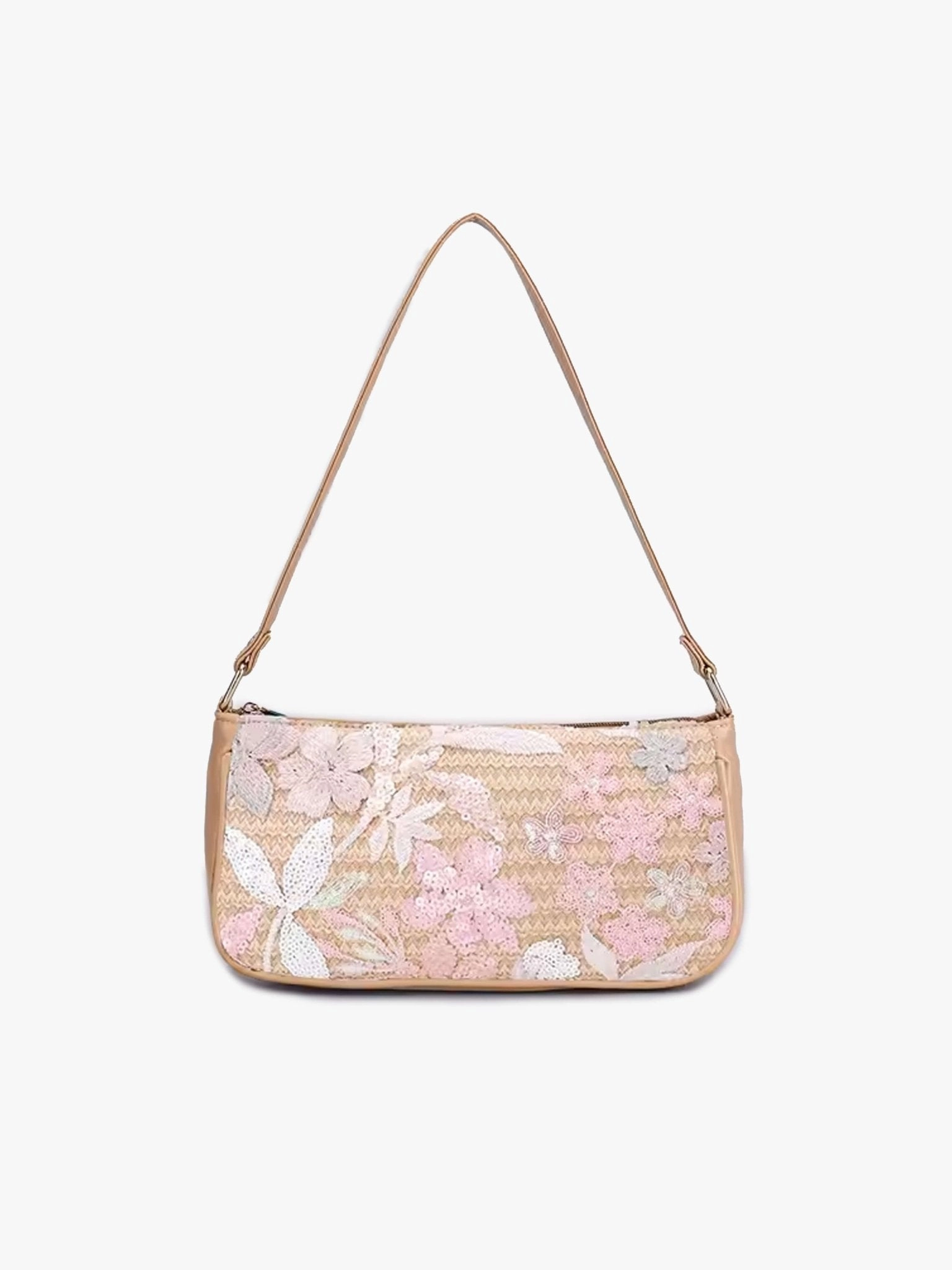 Taylor Sequin Bag ?C Sparkling Evening Handbag with Sleek Handle Urban Trend Refined Look