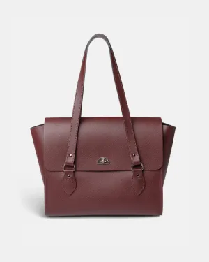 The Emily -  Oxblood Saffiano Urban Routine