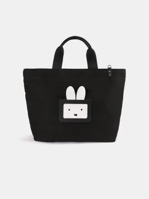 Everyday Use The Peekaboo Miffy Cotton Tote - Black