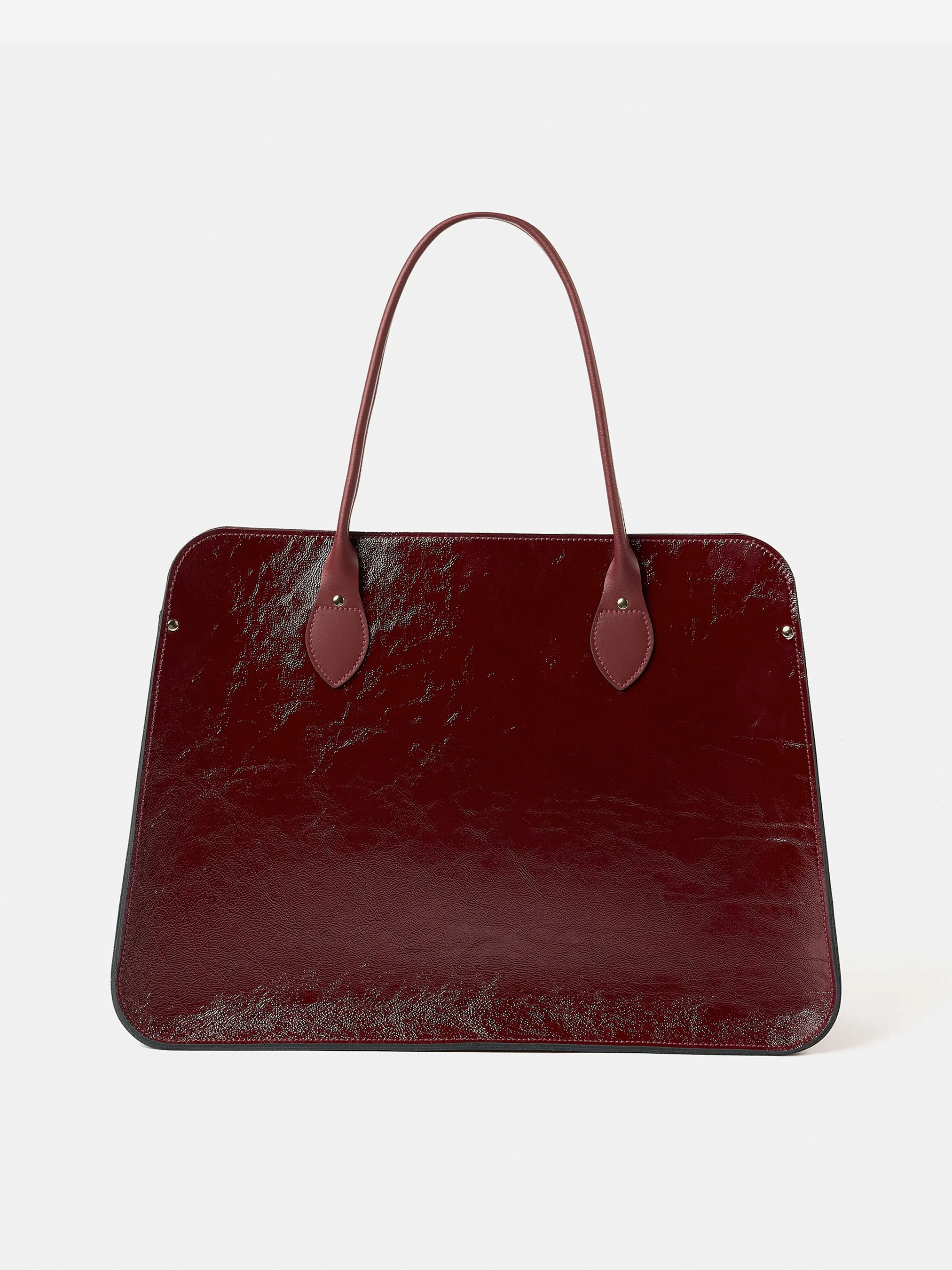 Weekend Adventure Fashion Outing The Work Bag - Oxblood Patent