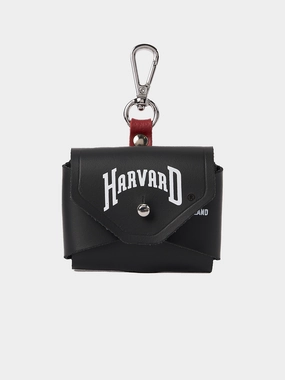 The AirPods Pro Case - Black with Harvard Logo Elegant Strength Functional Carry
