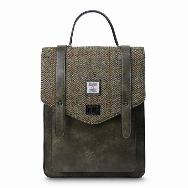 Trendy pouch with compartments Formal Gear The Carloway Laptop Backpack with Harris Tweed?