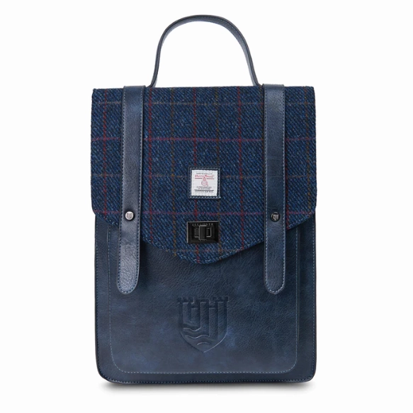 The Carloway Laptop Backpack with Harris Tweed? Sleek Touch Classic Choice