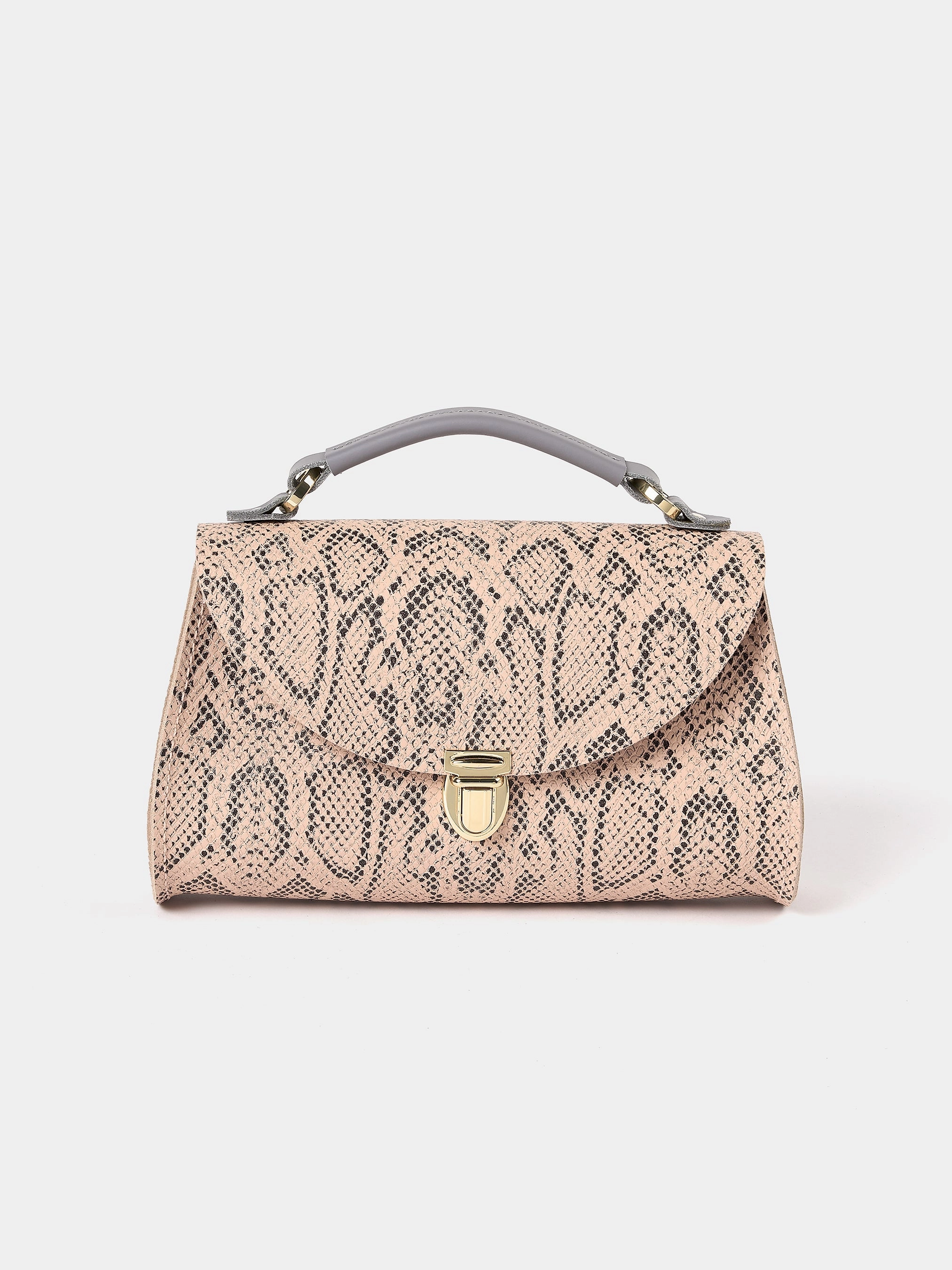 Urban Trend Comfort Accessory The Mini Poppy - Flax Matte Python & Slate Grey