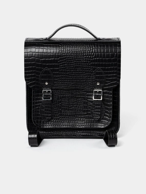 Weekend Function Travel Enthusiast The Small Portrait Backpack -  Black Croc