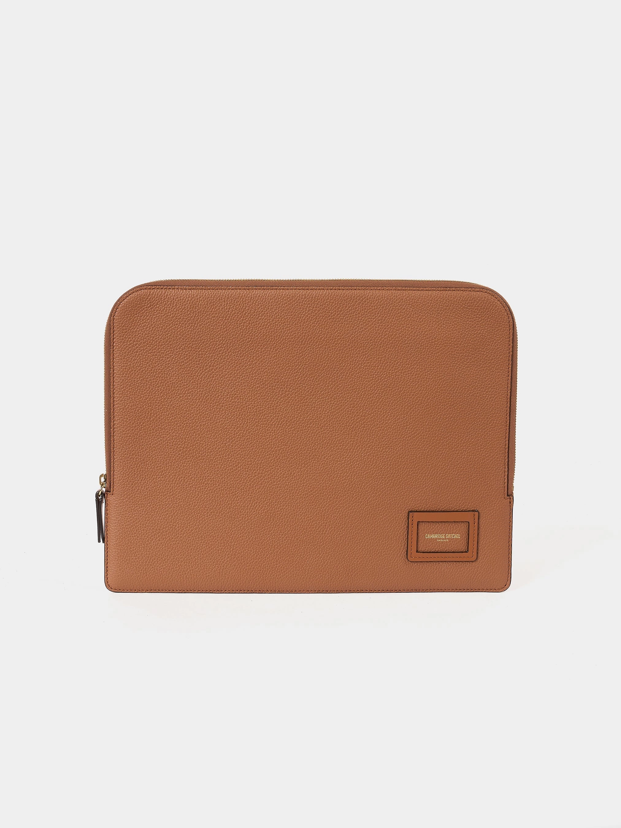 Practical Companion Portable Gear The Zipped Folio - Tan Calf Grain