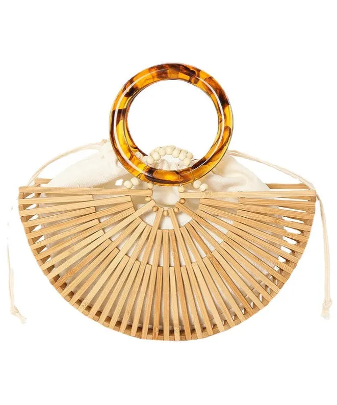 Classic office handbag Tiki Babe Bamboo Handbag