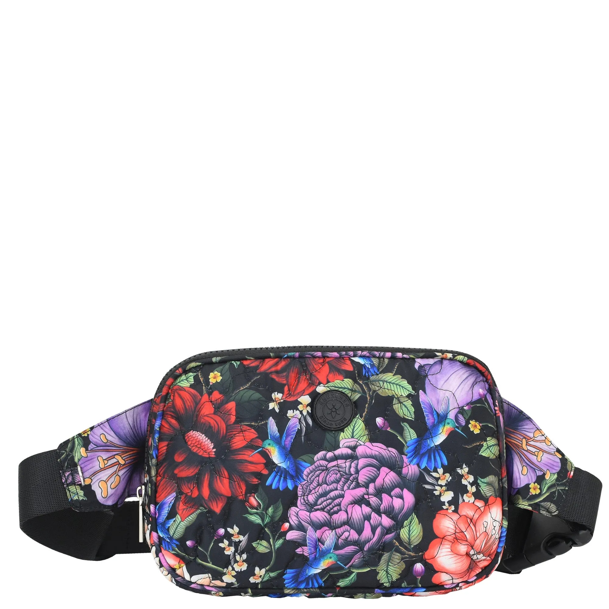 Chic Texture Colorful printed carry Wanderlust Quilted Fabric Fanny Pack - 16018