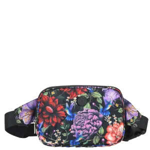 Chic Texture Colorful printed carry Wanderlust Quilted Fabric Fanny Pack - 16018