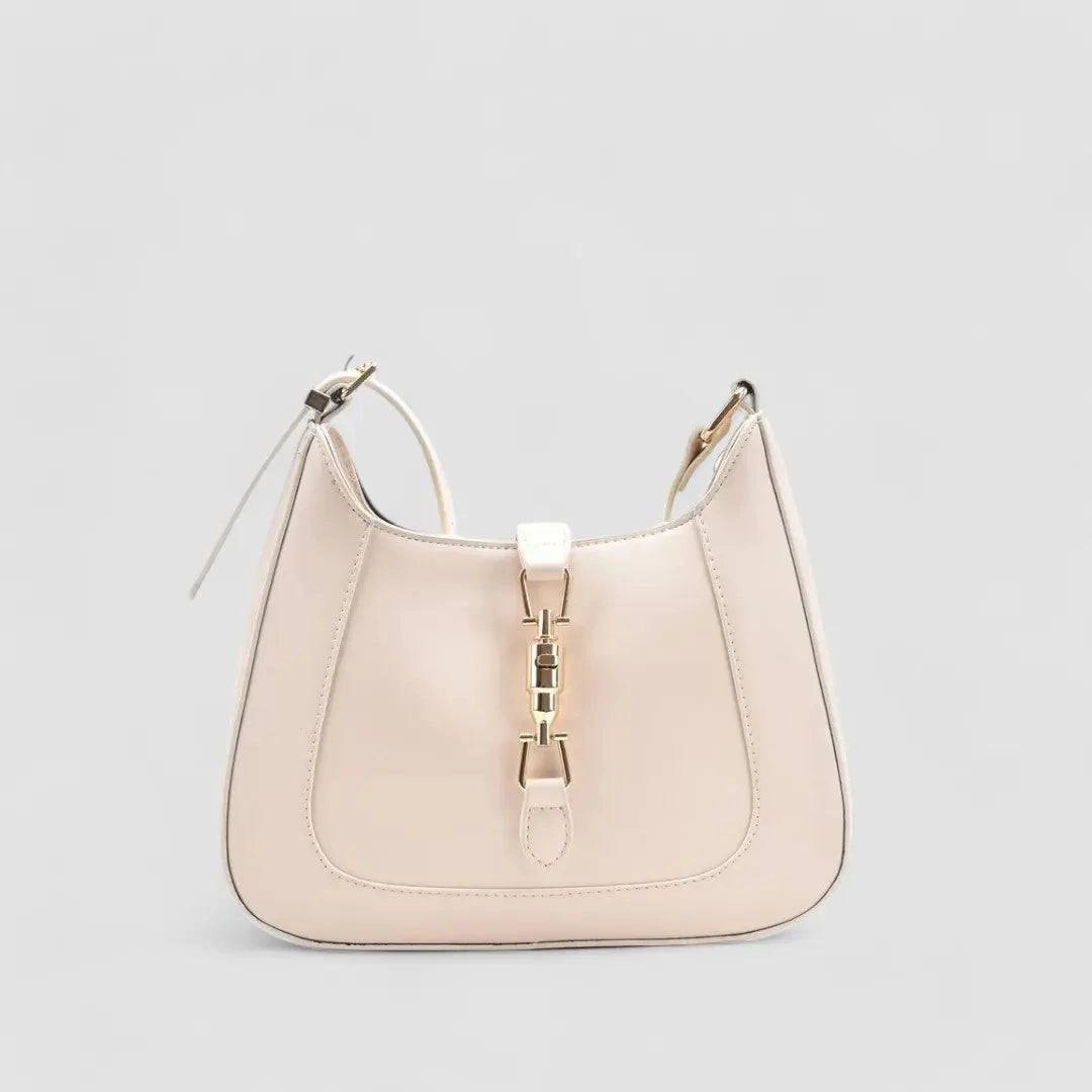 Modern Look Elena | Luxe Black Leather Shoulder Bag ?C Classic & Chic