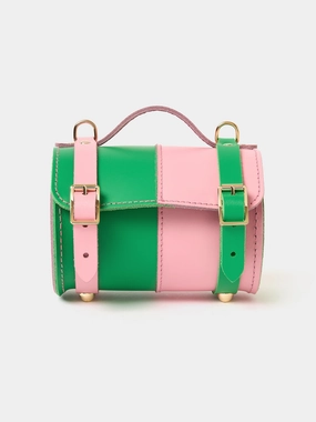 The Micro Bowls Bag - Wicked Green and Popular Pink Trendy Travel