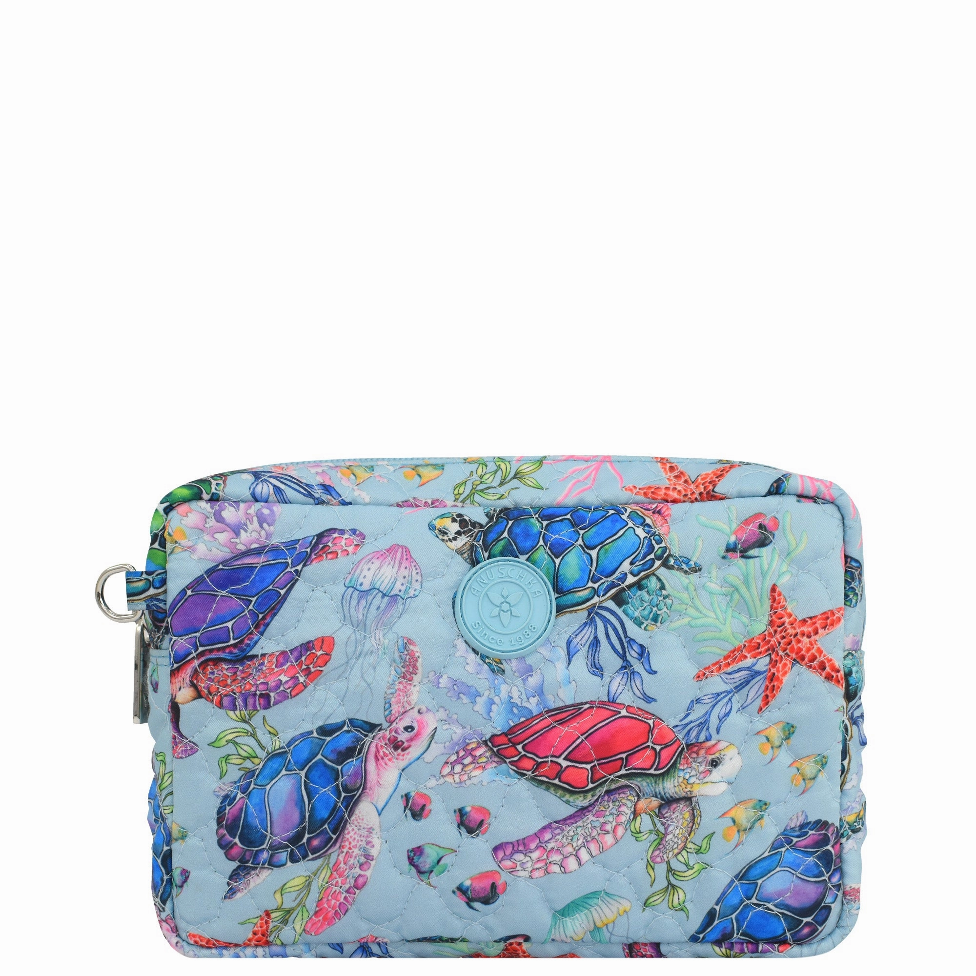 Wanderlust Quilted Fabric Organizer Pouch (Small) - 18002 Soft Edge