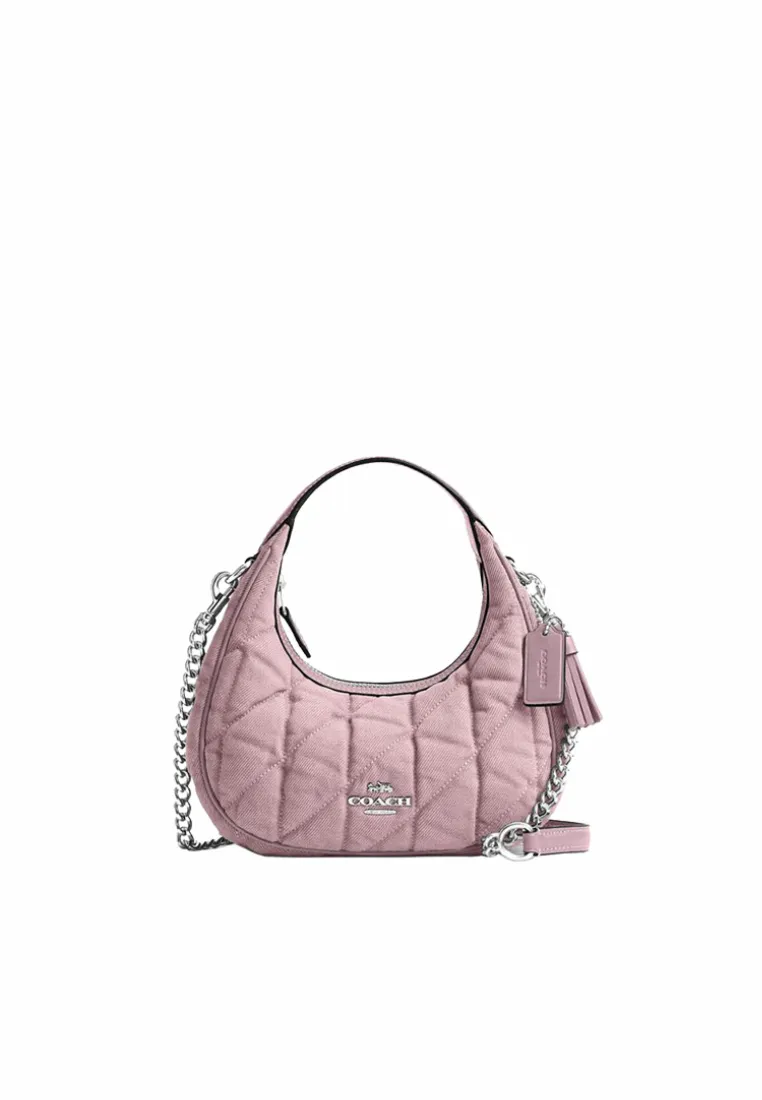 Coach Carmen Mini Crossbody Bag With Quilting In Ballerina CBR11 Compact Trendy Style Minimal Aesthetic