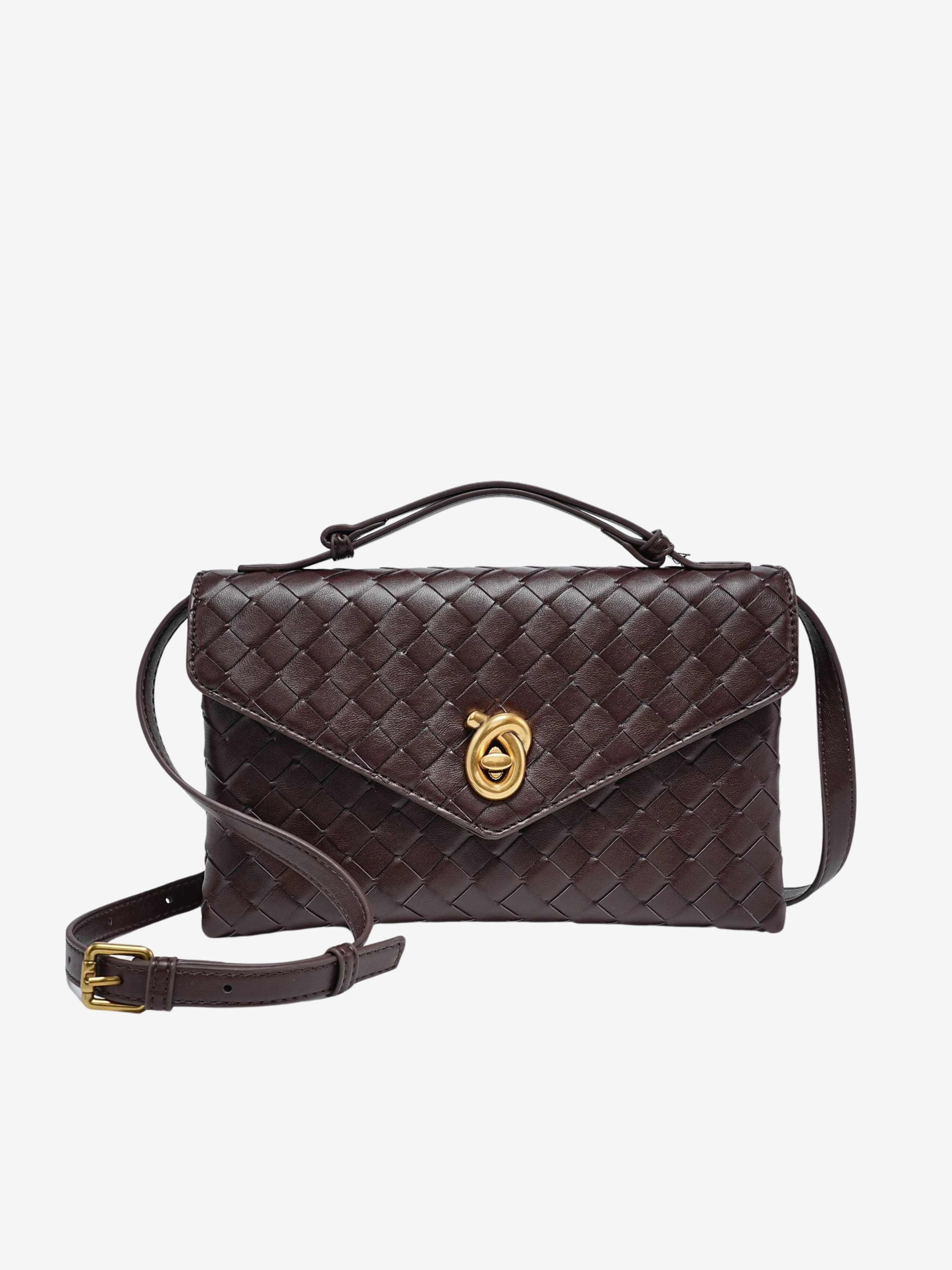 Stylish Edge Casual Style Vera Woven Crossbody Bag ?C Minimalist Style in a Compact Design