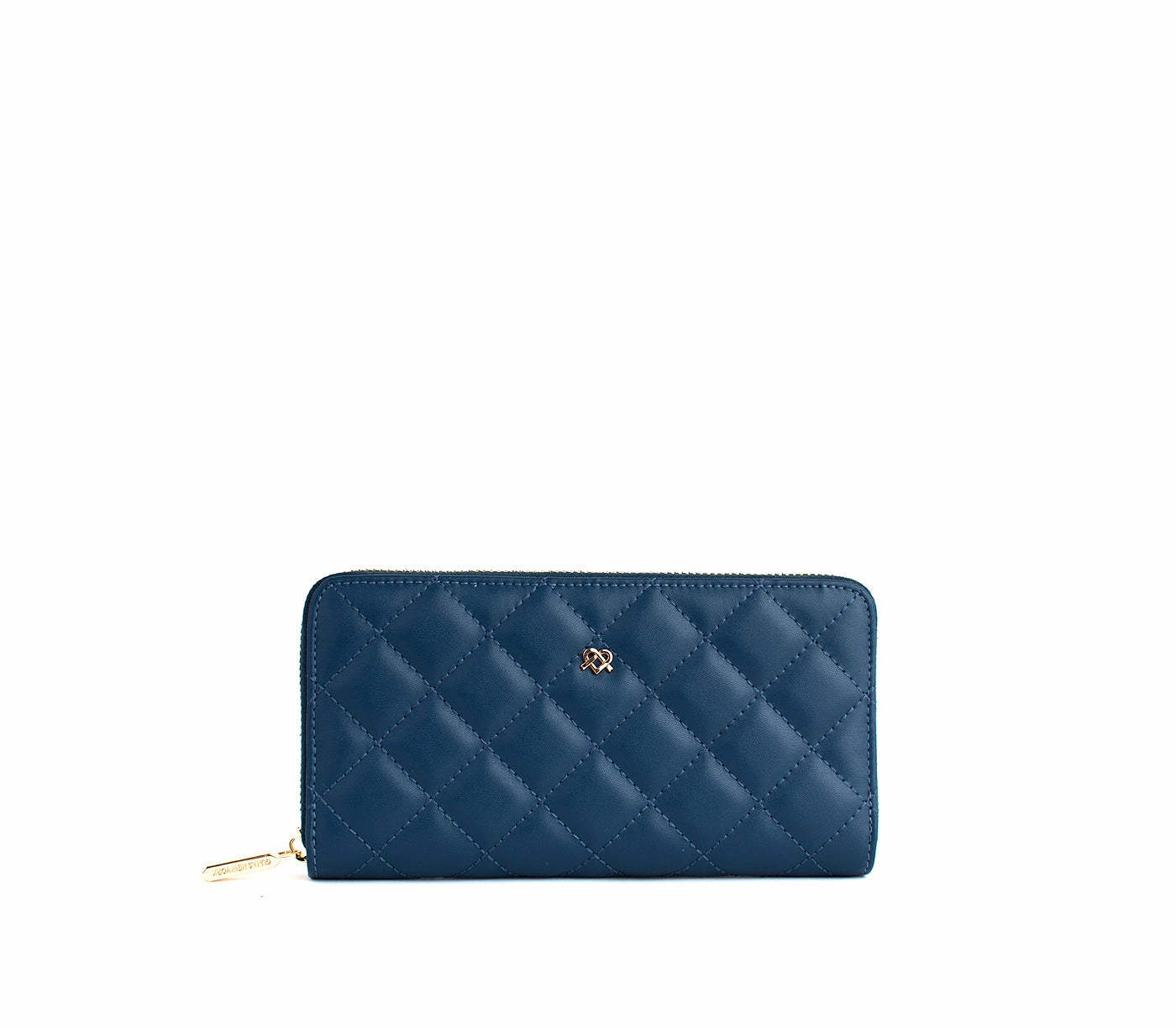 Uptown Quilted - Navy Zipper Wallet Daily Comfort