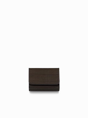 Tri-Fold Wallet in Horsehair Fabric Adventure Essential Classic Structure