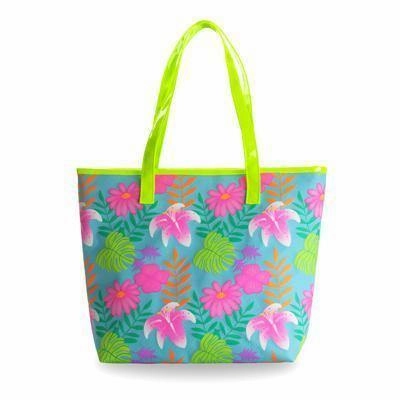 Travel Performance Compact Everyday Tropical Tango Beach Bag-Blue