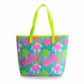 Travel Performance Compact Everyday Tropical Tango Beach Bag-Blue