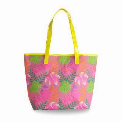 Tropical Tango Beach Bag-Pink Casual Function