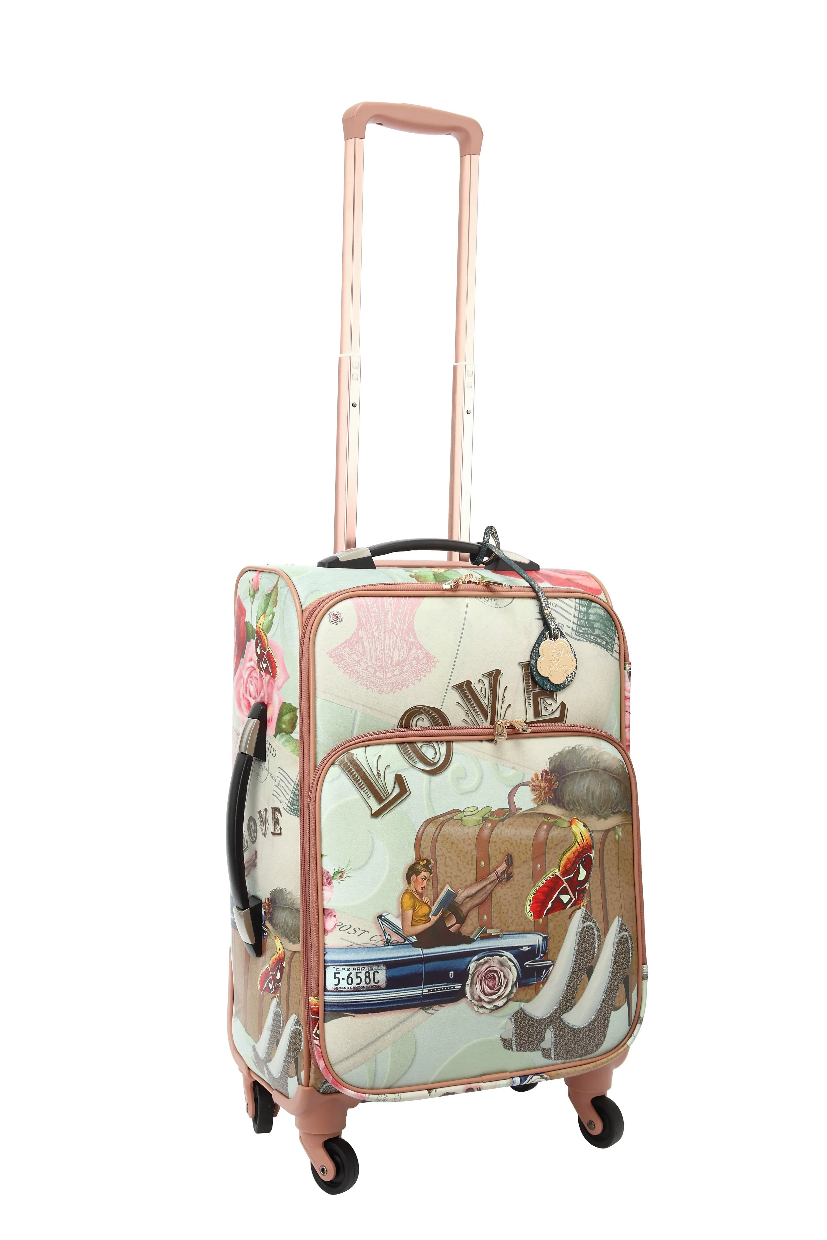 Trusti Carry on Luggage with Spinner Wheels Trendy Lifestyle