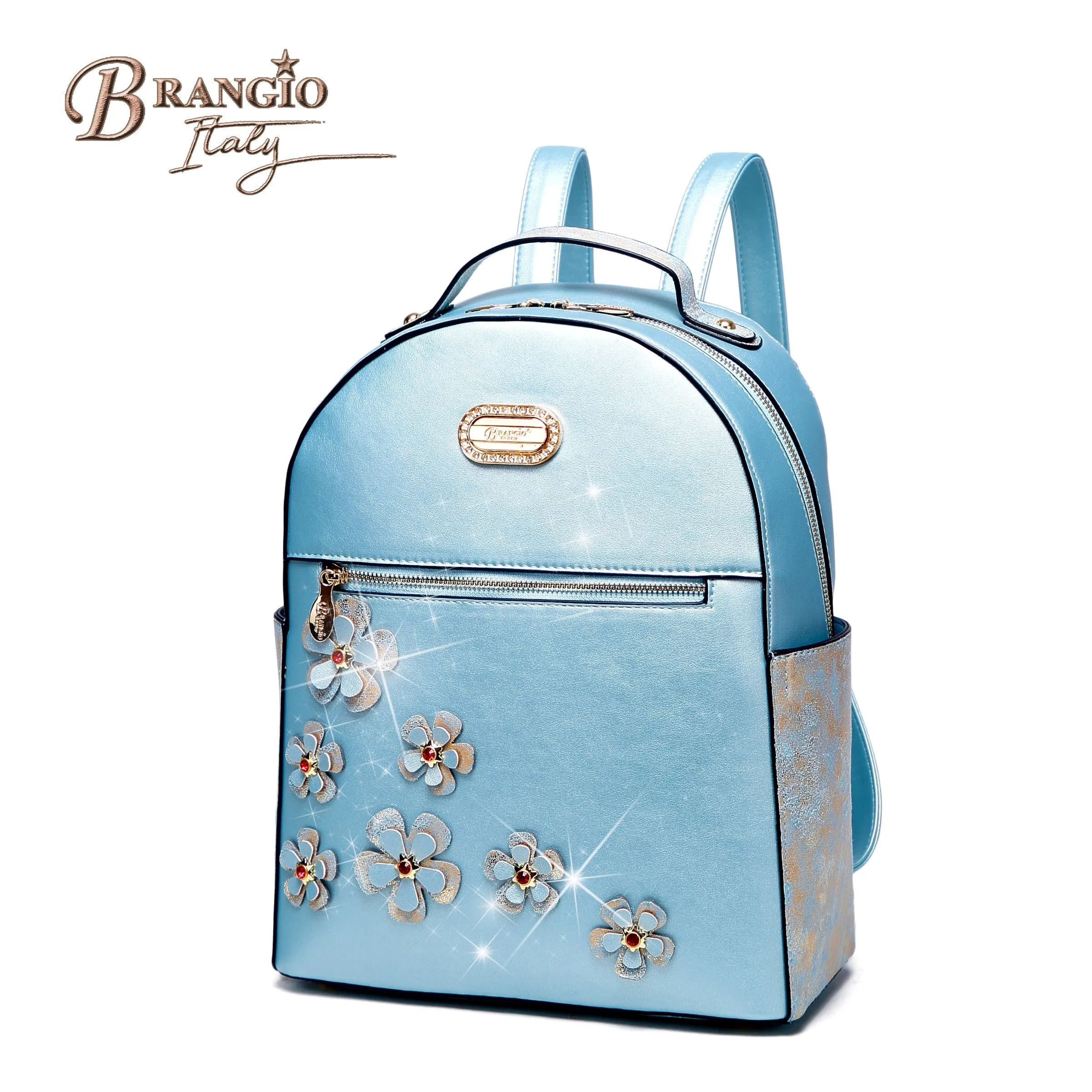 Twinkle Cosmos Handmade Floral Fashion Backpack City Commuter Campus Travel