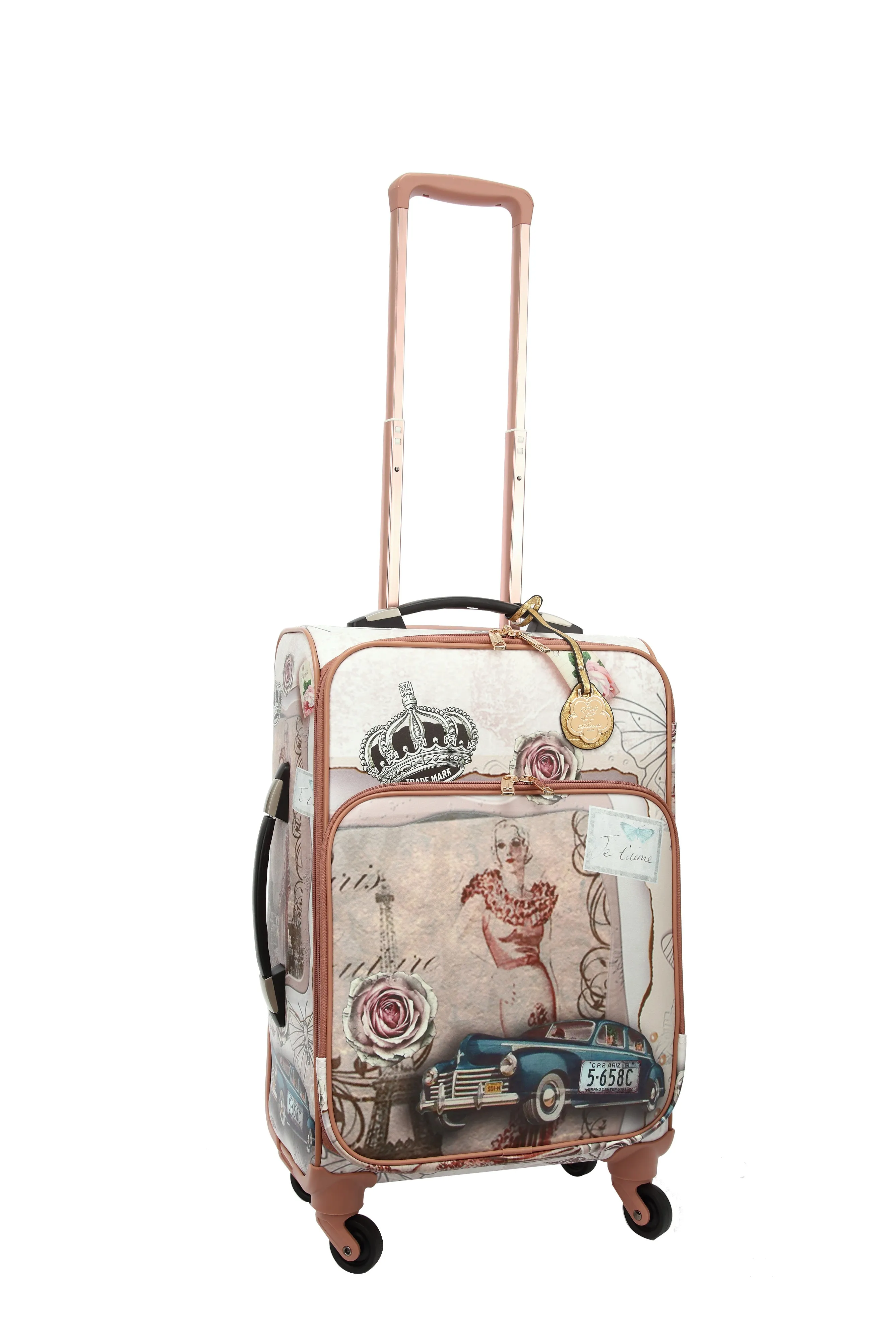 Arosa Parisian Vintage-Style Carry-On Luggage Daytime Style Fashionable handbag design