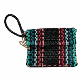 Maria Victoria | Blaze CA | Upcycled, Handwoven, Wristlet Bold Design Classic Look