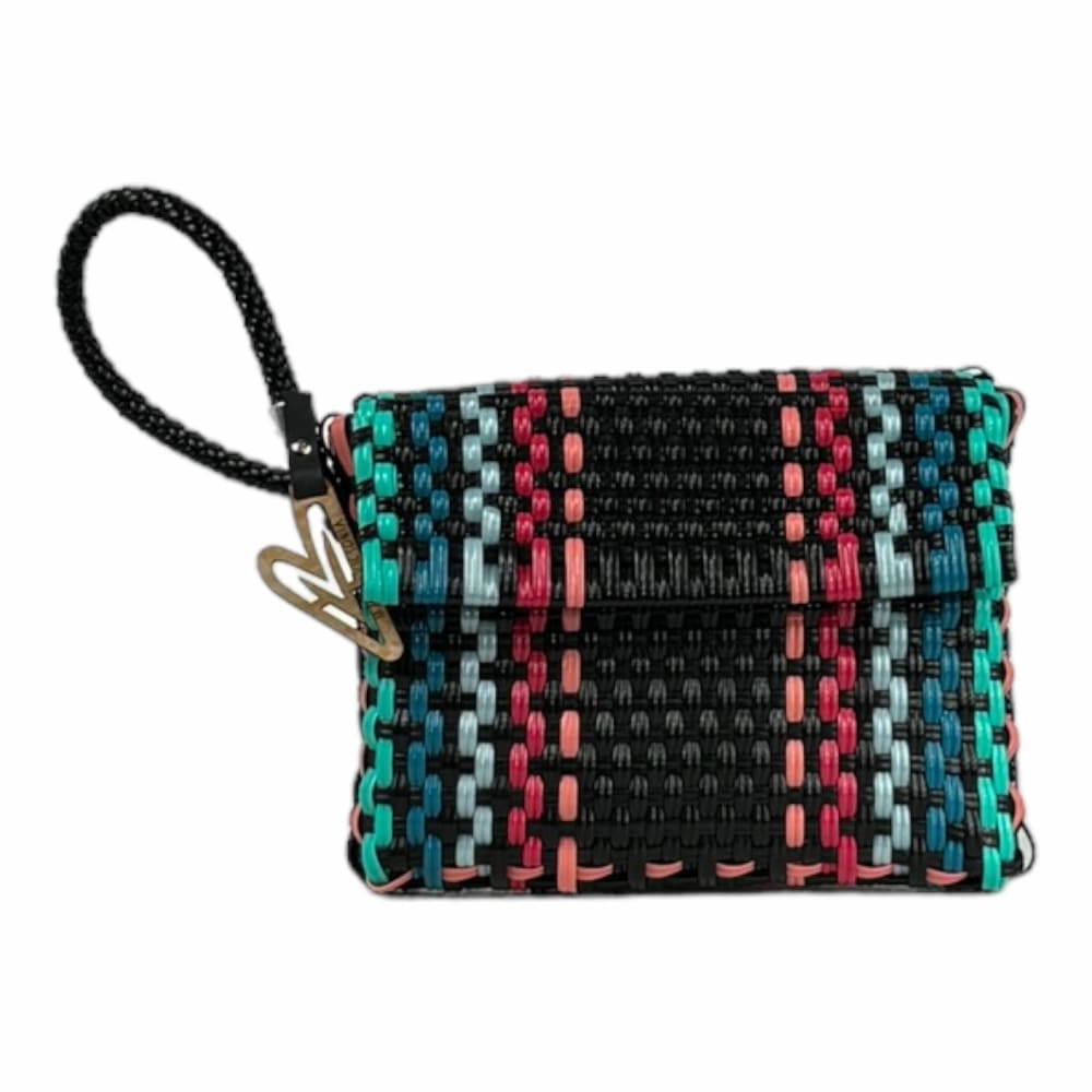 Maria Victoria | Blaze CA | Upcycled, Handwoven, Wristlet Bold Design Classic Look