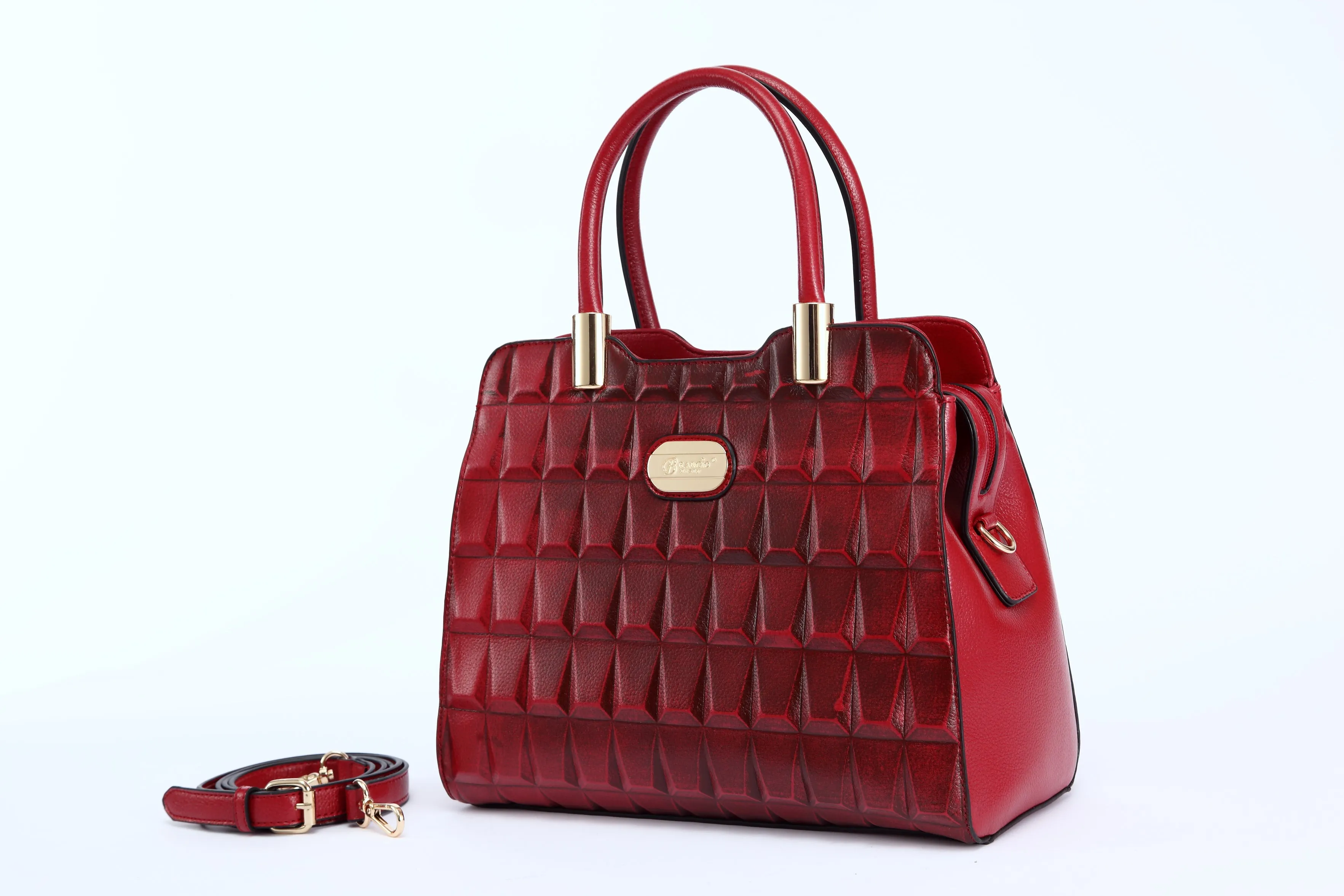 Brangio Italy Structured Faux Handbag Luxury Weekend Luxury Everyday