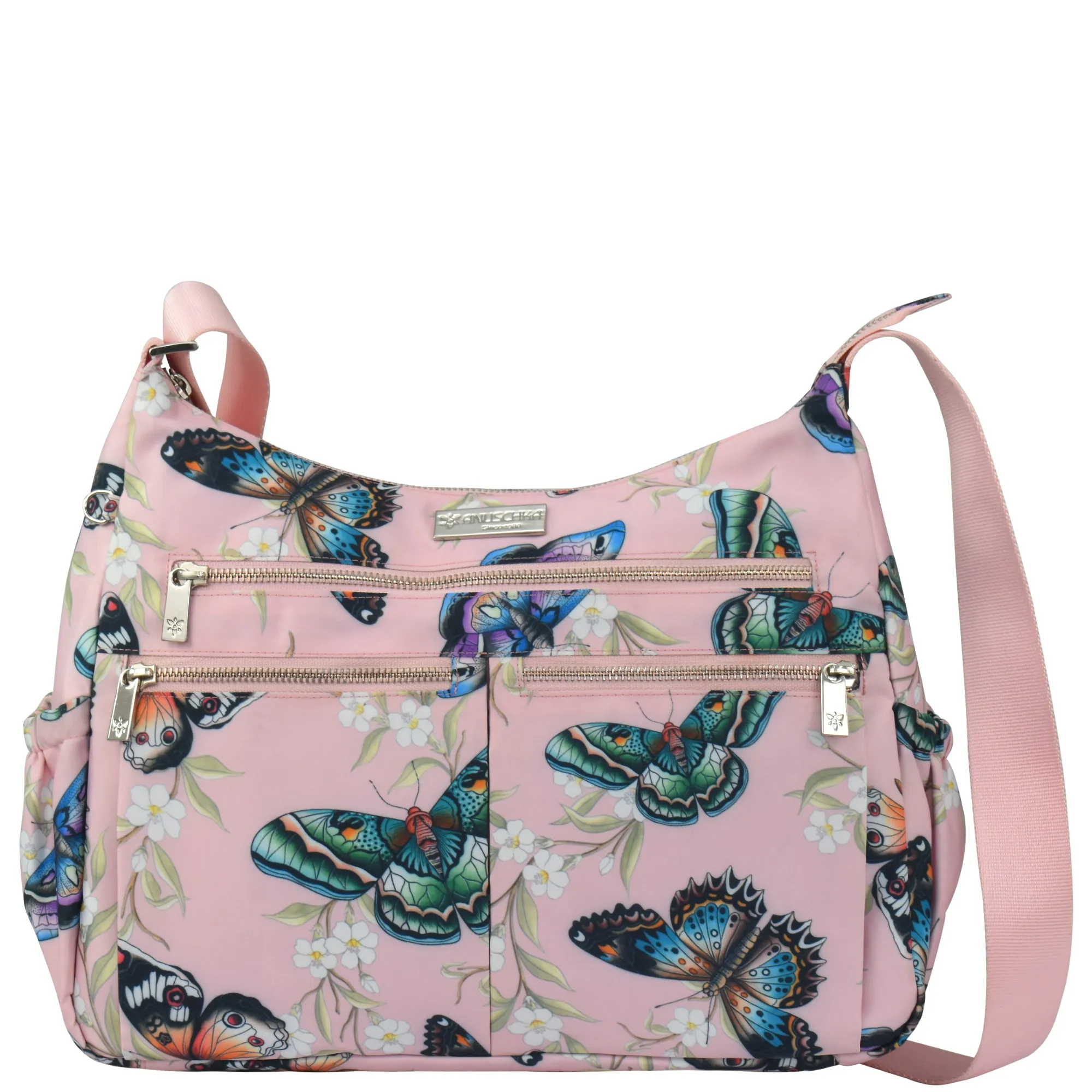 Wanderlust Luxe Fabric Crossbody Hobo - 12030 Contemporary Fashion