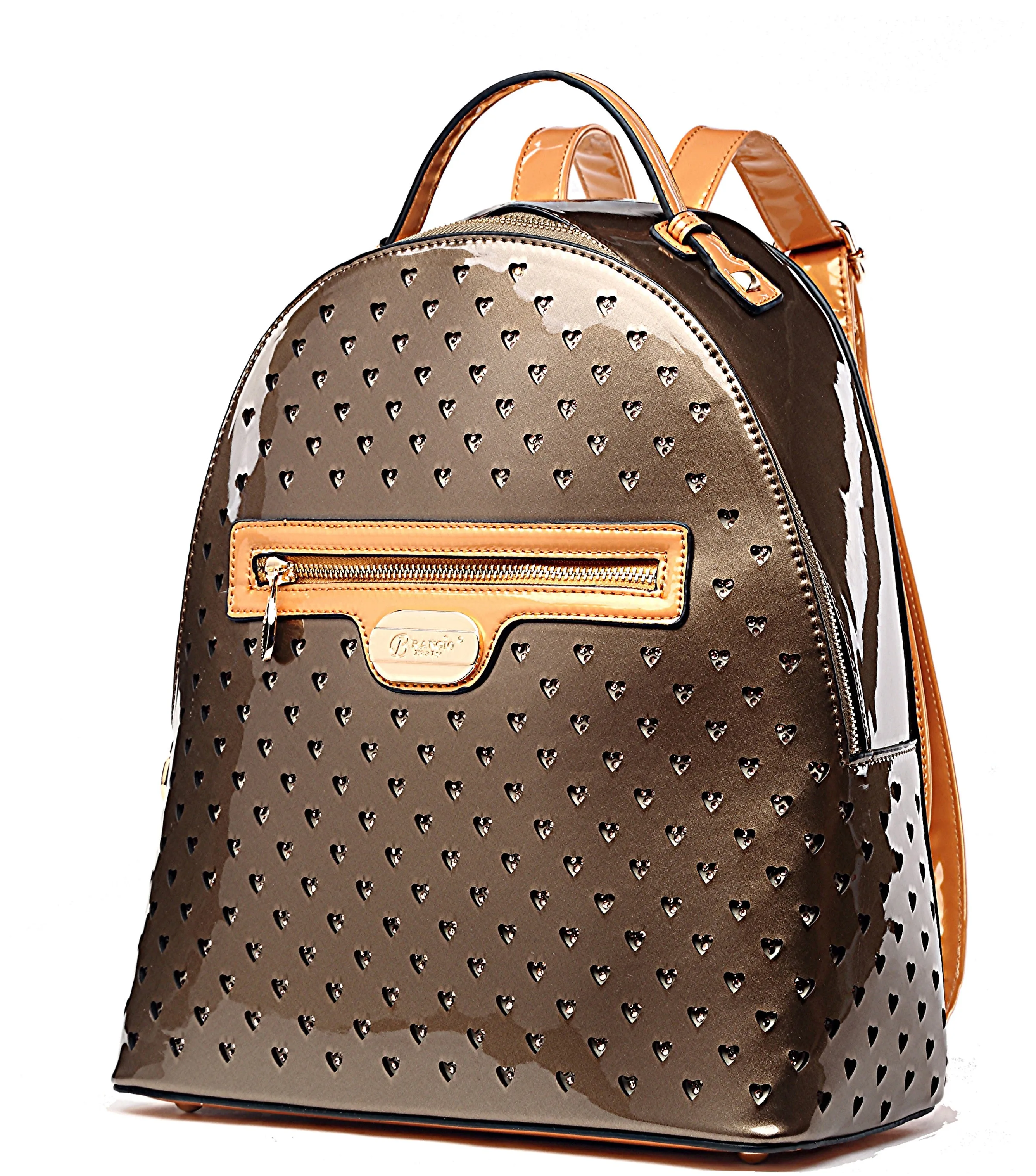 Brangio Glossy Backpack Simple Luxury