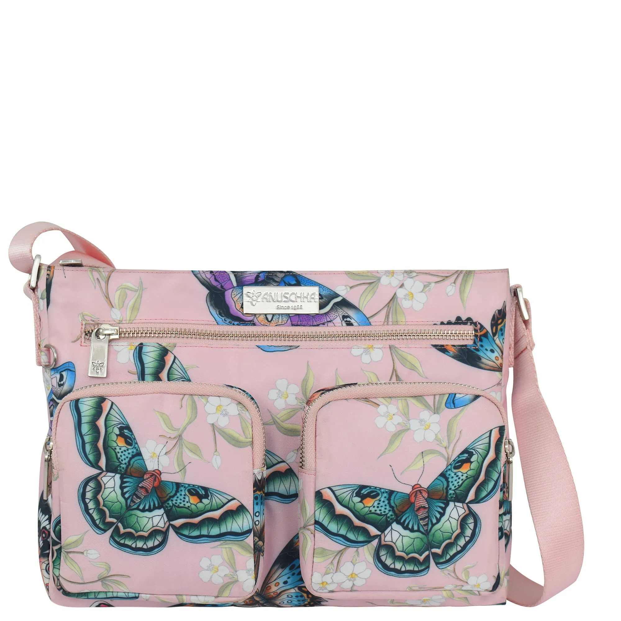 Fashion Vision Sleek work bag Wanderlust Luxe Fabric Crossbody Bag - 12022