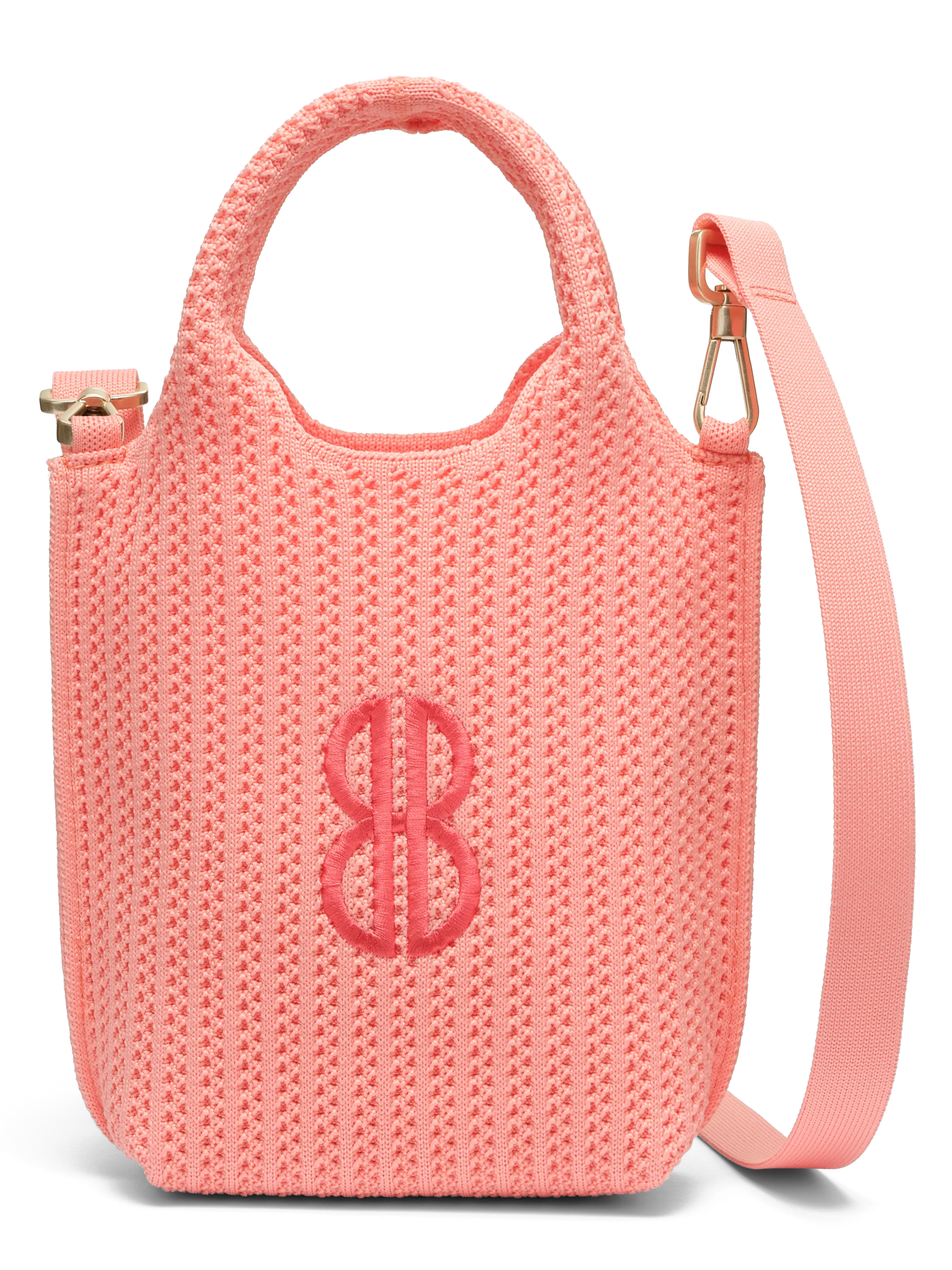 Campus Fashion Stylish Essential Sutton City Tote - Peach Stripe - Mini