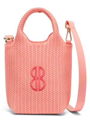 Campus Fashion Stylish Essential Sutton City Tote - Peach Stripe - Mini