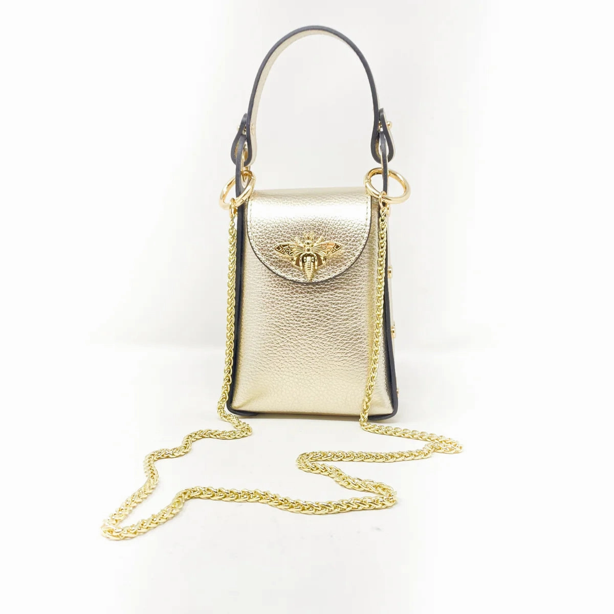 German Fuentes  GF1080 LEATHER BUTTERFLY CLUTCH GF1080-D37 Attention Detail Waterproof Layer