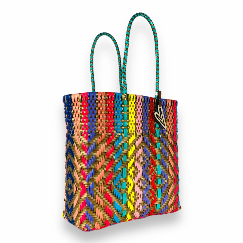 Office Function Maria Victoria | Oasis Totes | Upcycled, Handwoven, Multicolor Tote