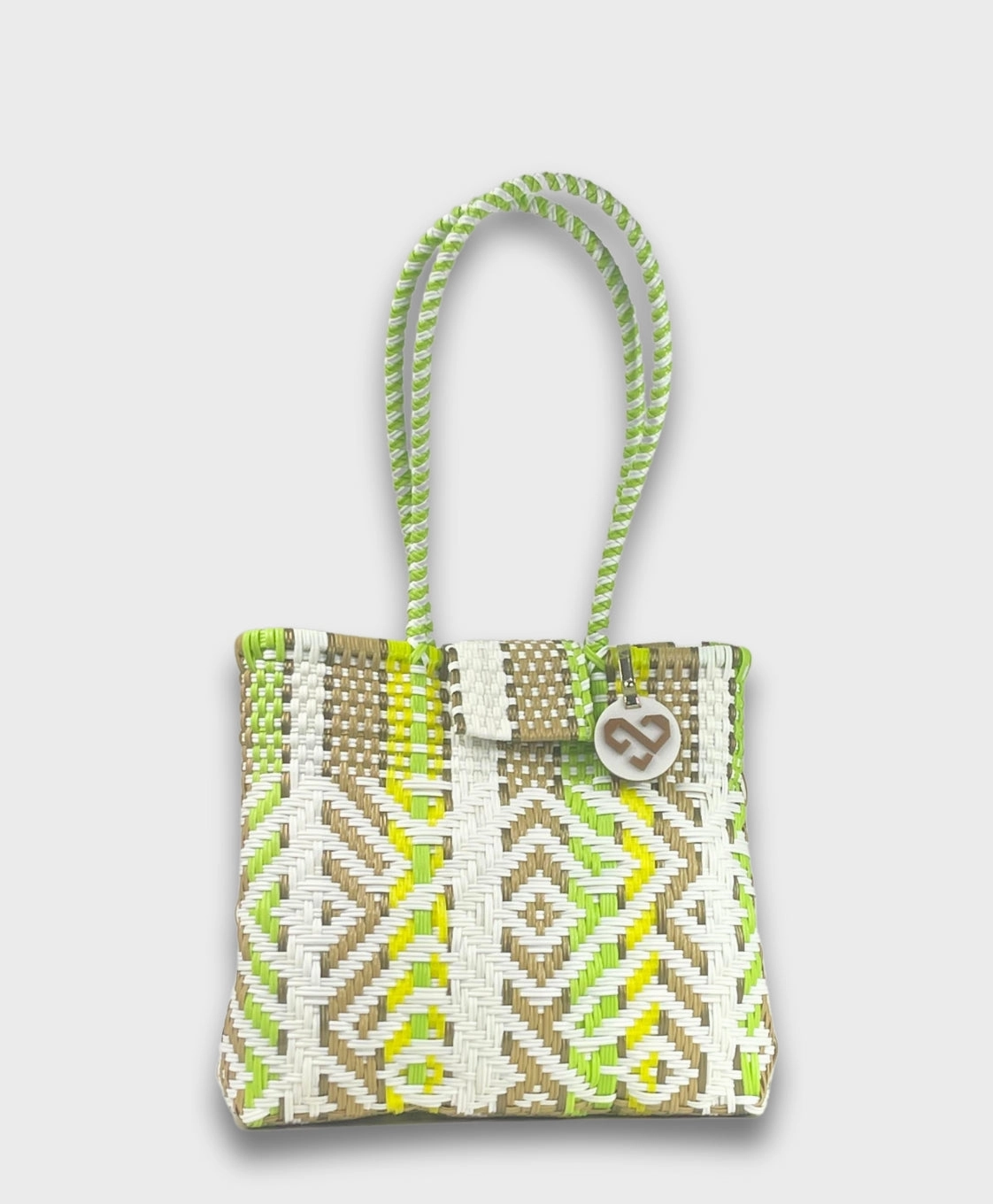Maria Victoria | Citrus TC | Upcycled, Handwoven, Shoulder Bag Neutral Fashion Crossbody Style